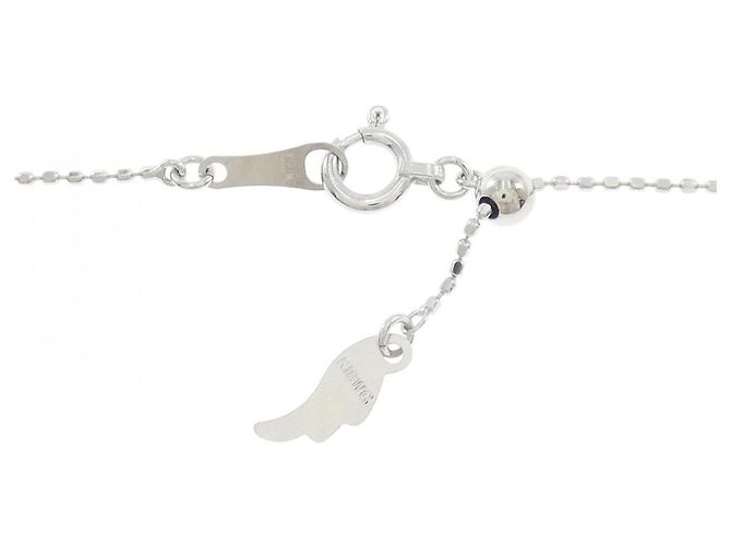 Autre Marque Collana Flower in Diamanti Au750 Argento - vista 5