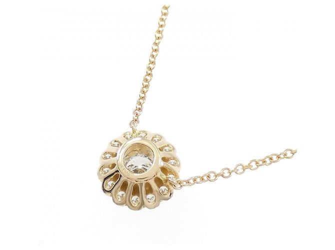 Collana Tiffany & Co. Enchant Round 18K Pink Gold Platinum Diamond D'oro - vista 4