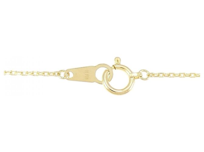 Autre Marque Au750 Diamant Initial K Halskette Golden - Ansicht 5