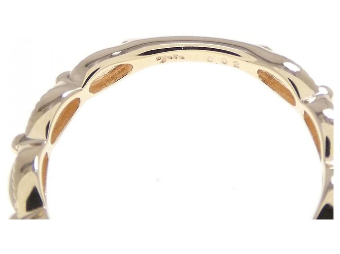 Autre Marque Anello da dito agete K10 Pink Gold Diamond Pinky Ring Rosa - vista 4
