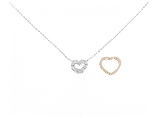 Autre Marque Collana con diamanti 2-way Au750 D'oro - vista 6