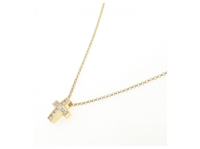 Autre Marque Collana con Diamanti Au750 D'oro - vista 2