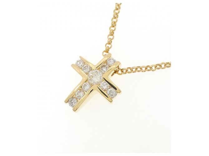 Autre Marque Collana con Diamanti Au750 D'oro - vista 3