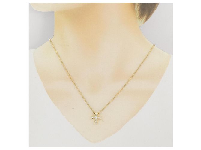 Autre Marque Collana con Diamanti Au750 D'oro - vista 6