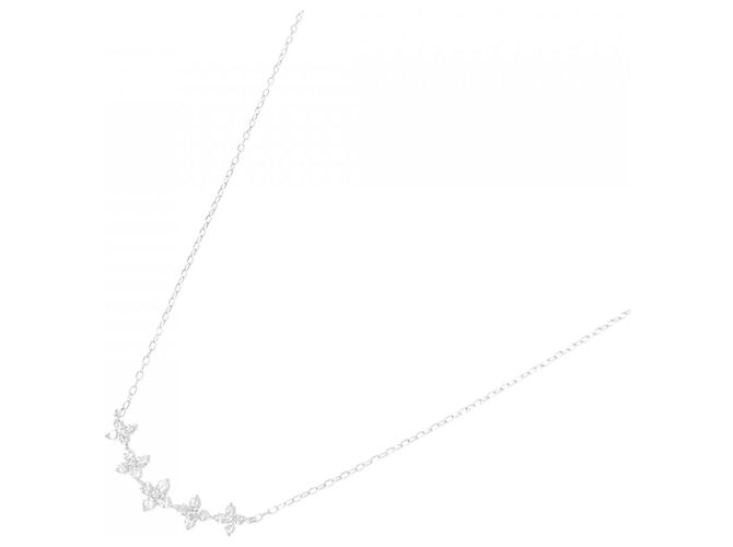 Autre Marque Collana in oro bianco e diamanti Au750 Argento - vista 2