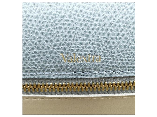 Borsa in pelle di vitello morbida Valextra Blu - vista 5