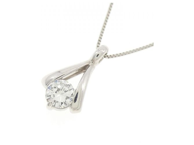Autre Marque Collana in platino Pt900/Pt850 e diamante Argento - vista 3