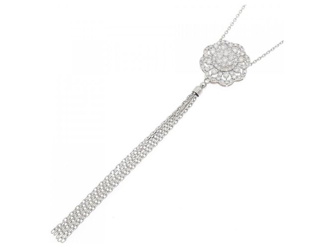 Autre Marque Collana di Diamanti PT900 PT850 Argento - vista 3
