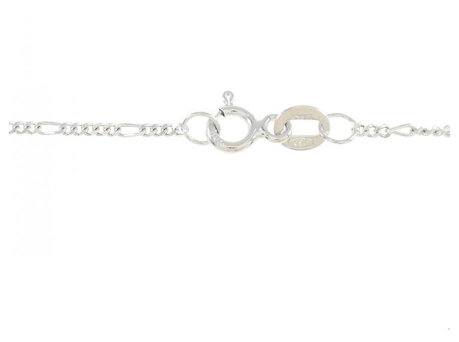 Autre Marque Collana con Croce in Diamanti in Oro Bianco Au750 Argento - vista 5