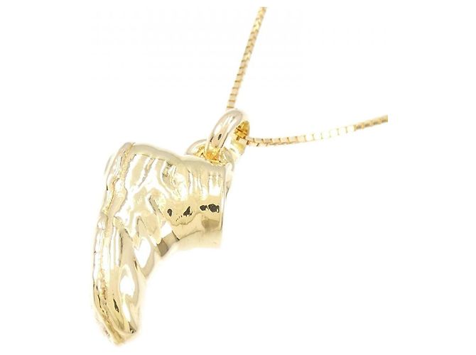 Autre Marque Pendente Collana Scarpe in Au750 D'oro - vista 3