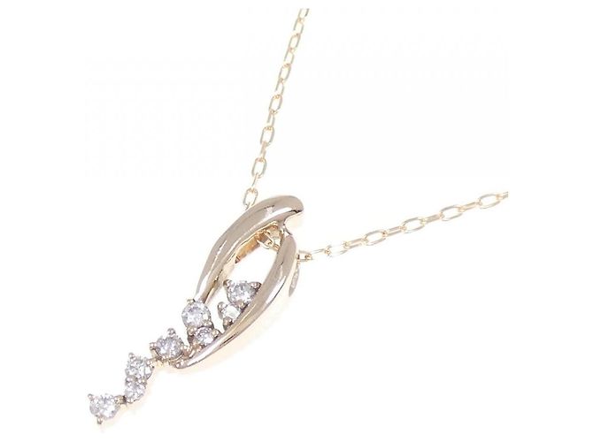 Autre Marque Collana in oro rosa Au750 e diamanti - vista 3