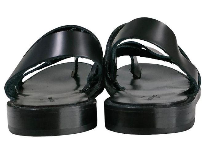 sandali con borchie in pelle tricot COMME des GARCONS Nero - vista 4