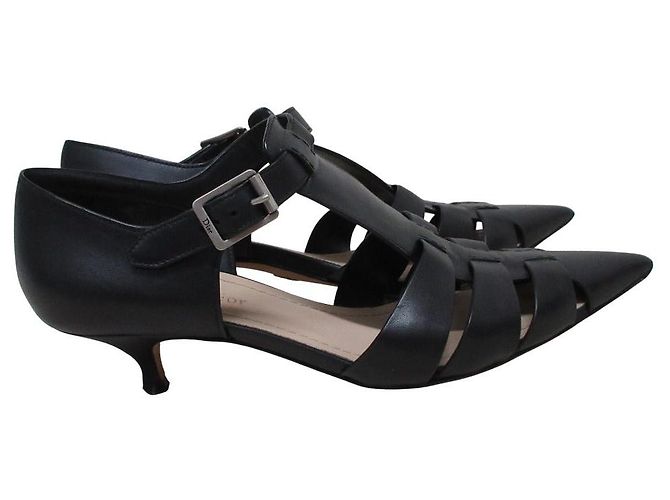 Sandali in pelle Christian Dior SAUVAGE Nero - vista 4