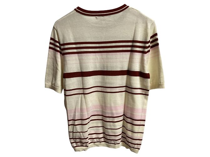 Autre Marque Top de punto de algodón Erdos Beige Blanco roto - vista 3