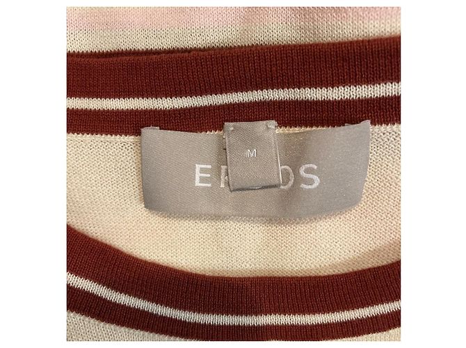 Autre Marque Top de punto de algodón Erdos Beige Blanco roto - vista 5
