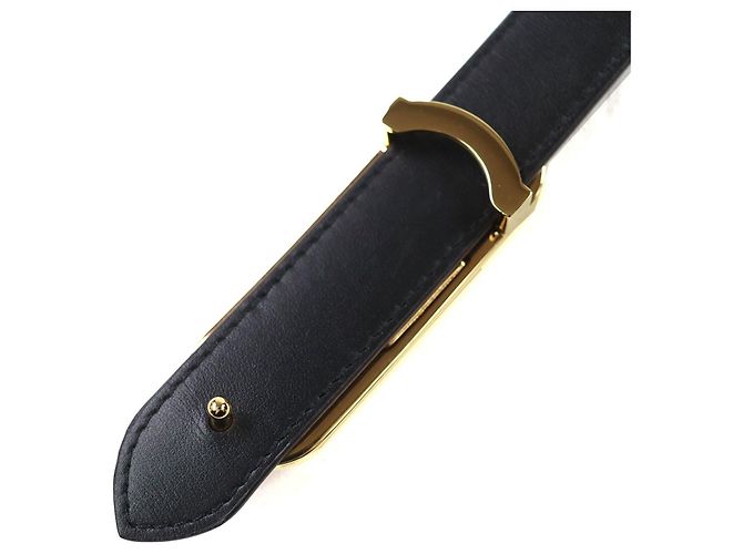 Cintura Louis Vuitton My LV Chain Reversible Monogram Leather Marrone Nero - vista 5