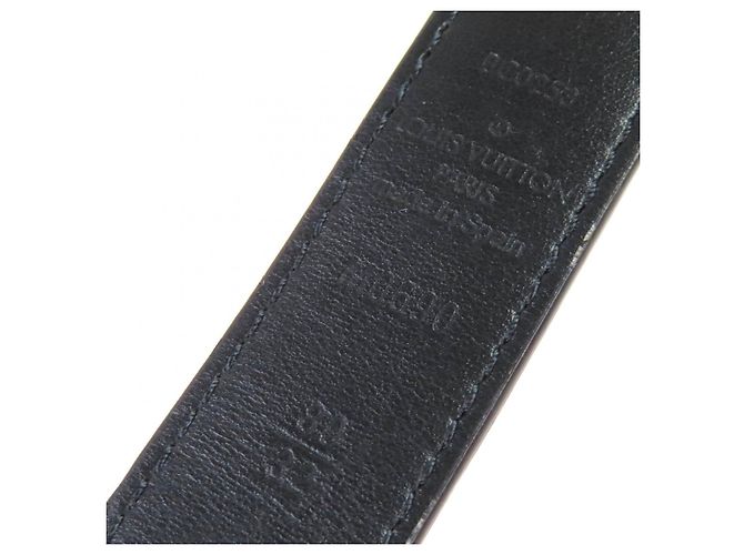 Cintura Louis Vuitton My LV Chain Reversible Monogram Leather Marrone Nero - vista 6