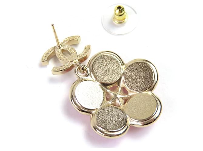 Timeless Orecchini Chanel COCO Mark Rhinestone Flower Rosa - vista 4