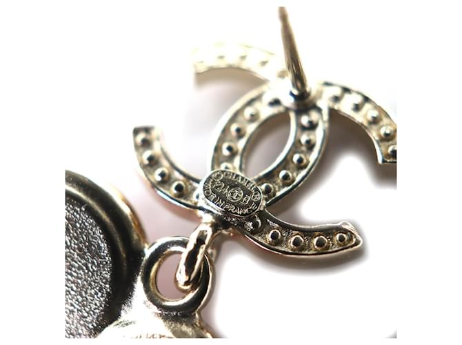 Timeless Orecchini Chanel COCO Mark Rhinestone Flower Rosa - vista 5