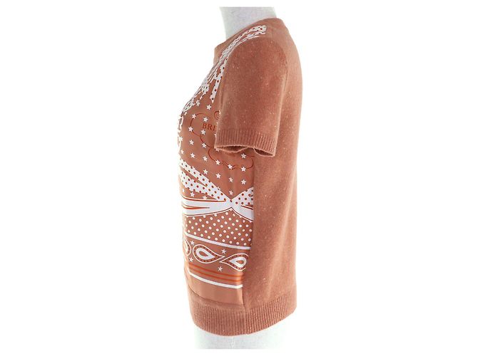 Hermès Brides de Gala Wolle Seide Strick 36 Pink - Ansicht 2