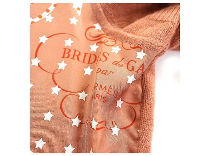 Hermès Brides de Gala Wolle Seide Strick 36 Pink - Ansicht 5