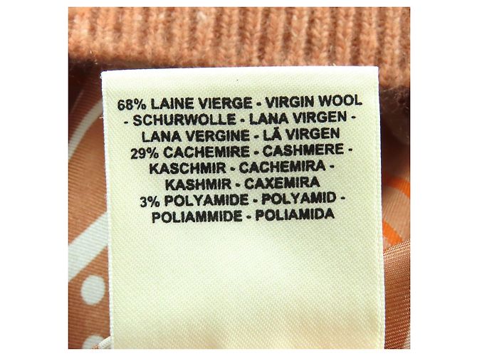Hermès Brides de Gala Wolle Seide Strick 36 Pink - Ansicht 8