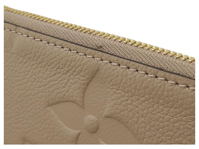 Pochette Louis Vuitton Neverfull Monogram Empreinte Beige Grigio - vista 4