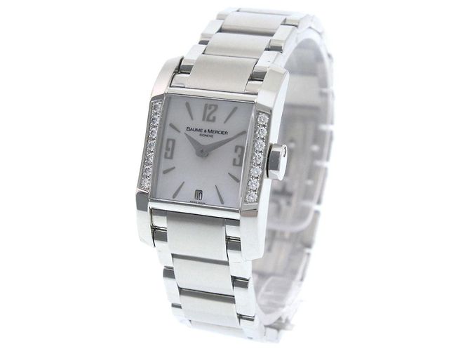 Autre Marque Reloj Baume & Mercier Diamant de acero inoxidable Plata - vista 3