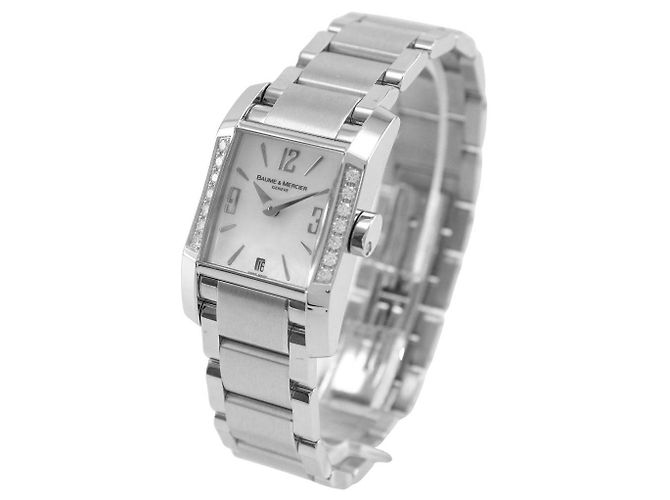 Autre Marque Reloj Baume & Mercier Diamant de acero inoxidable Plata - vista 4