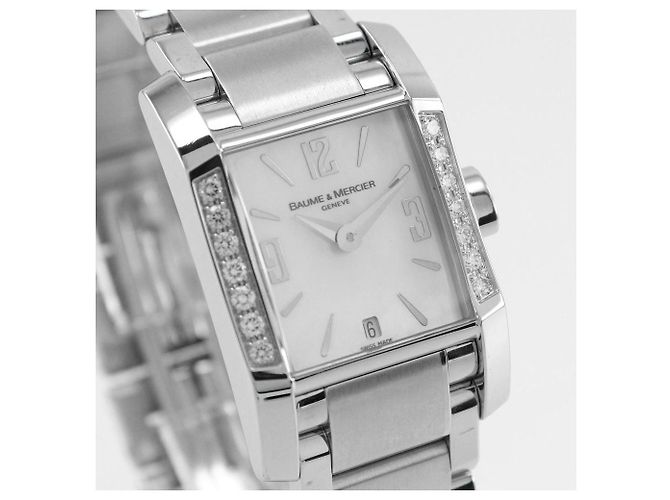 Autre Marque Reloj Baume & Mercier Diamant de acero inoxidable Plata - vista 6