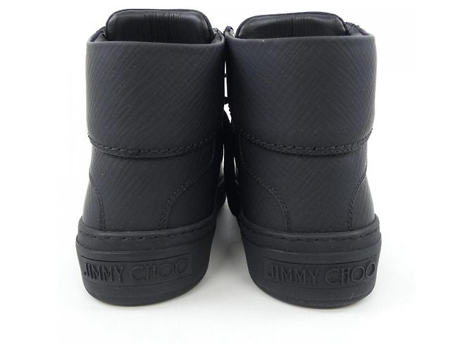 JIMMY CHOO Ledersneaker Schwarz - Ansicht 5