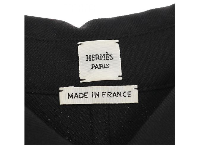 Hermès Hermes Wollkleid Schwarz - Ansicht 3