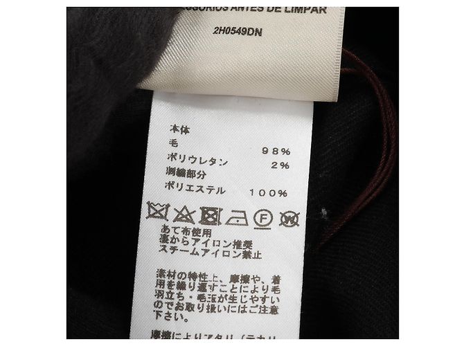 Hermès Hermes Wollkleid Schwarz - Ansicht 4