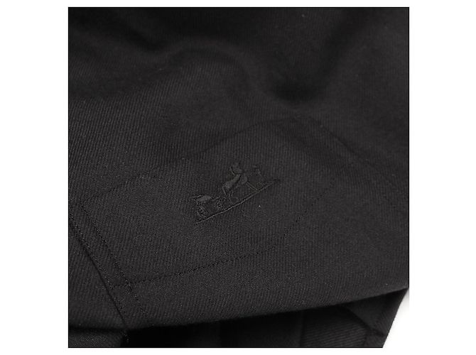 Hermès Hermes Wollkleid Schwarz - Ansicht 9