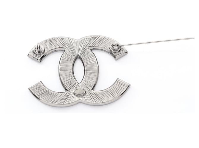 Timeless Spilla Chanel Coco Mark Argento - vista 2