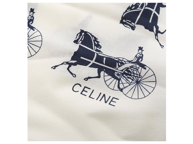 Céline Estola de seda Celine Blanco - vista 2
