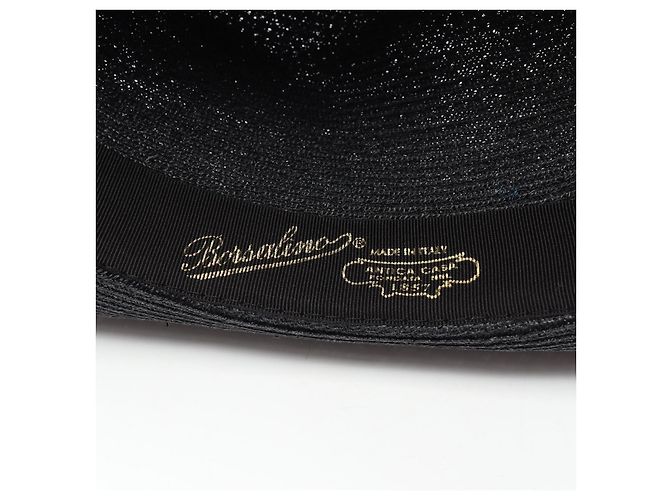 Autre Marque Borsalino Strohhut Schwarz - Ansicht 4