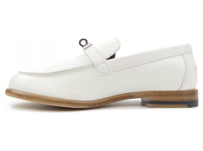Hermès Hermes Kalbsleder Sneaker 34 Weiß - Ansicht 2