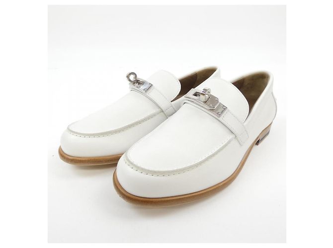 Hermès Hermes Kalbsleder Sneaker 34 Weiß - Ansicht 3