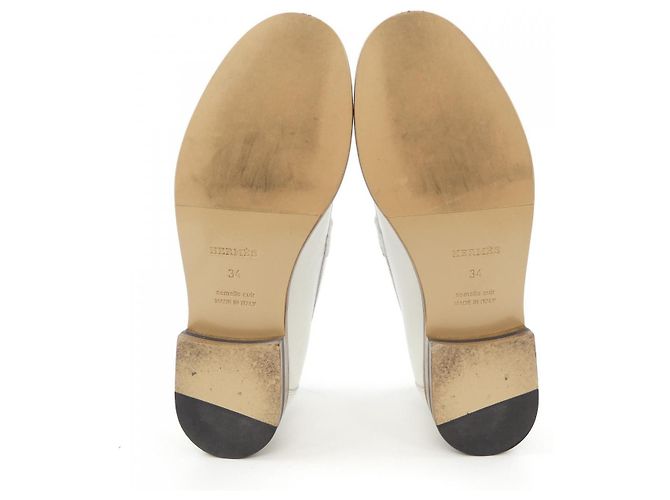 Hermès Hermes Kalbsleder Sneaker 34 Weiß - Ansicht 4