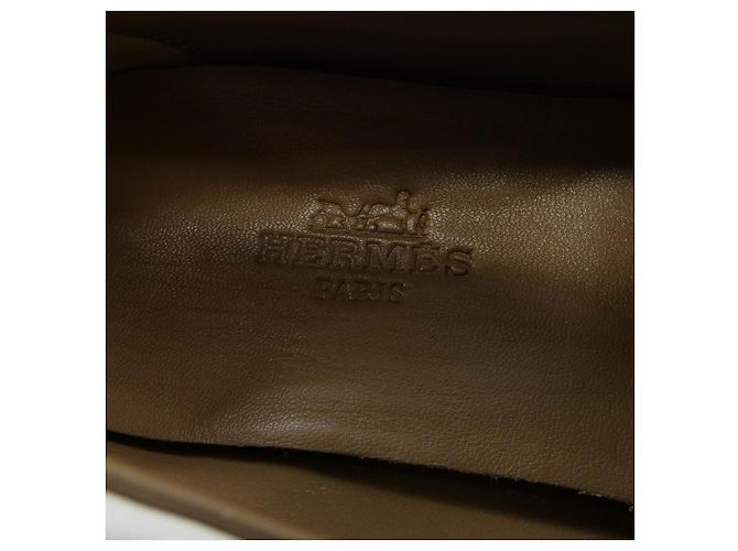 Hermès Hermes Kalbsleder Sneaker 34 Weiß - Ansicht 6