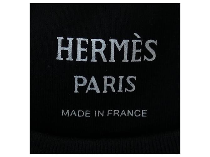 Camiseta de algodón Hermès ETRIERS Negro - vista 4