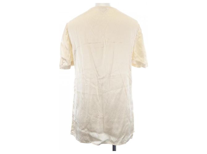 Yves Saint Laurent Top de seda Saint Laurent Beige - vista 2