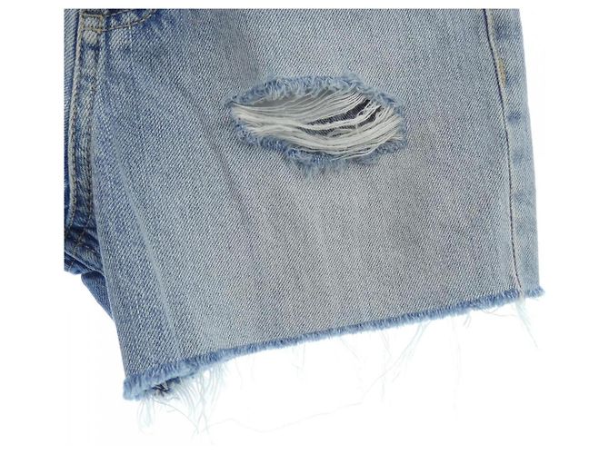 Gucci 638061 XDBPH Shorts Blu - vista 5