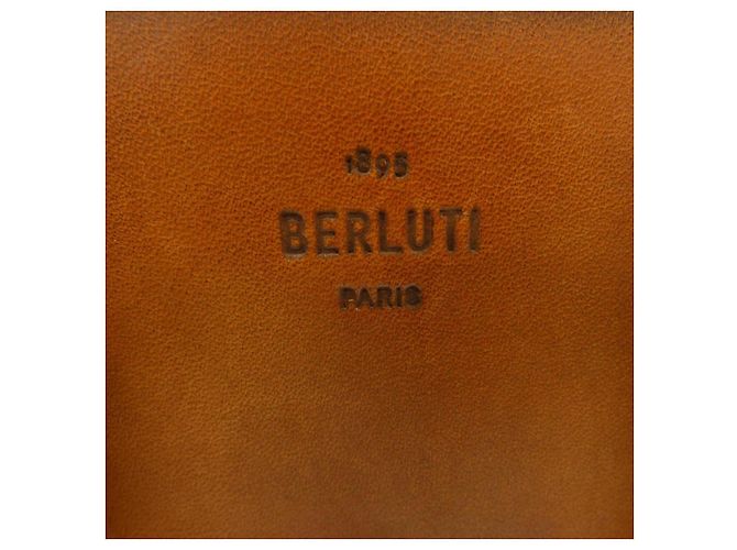 Borsa in pelle Berluti Un Jour Gulliver Scritto Marrone - vista 5