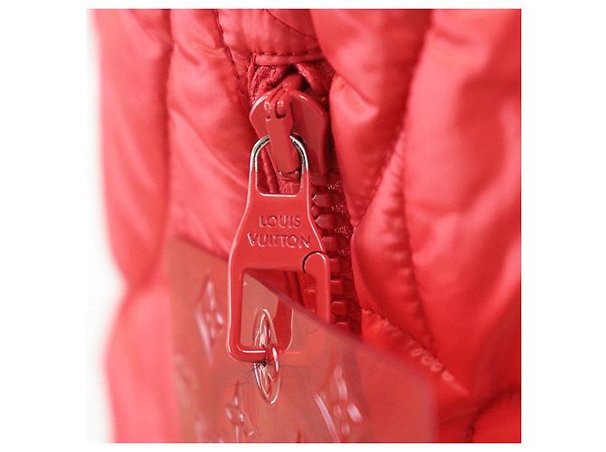 Chaleco acolchado Louis Vuitton Monogram Flower Roja - vista 11