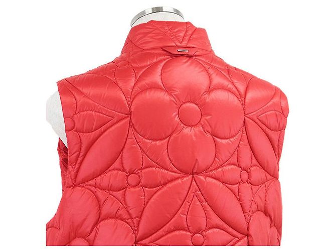 Chaleco acolchado Louis Vuitton Monogram Flower Roja - vista 13