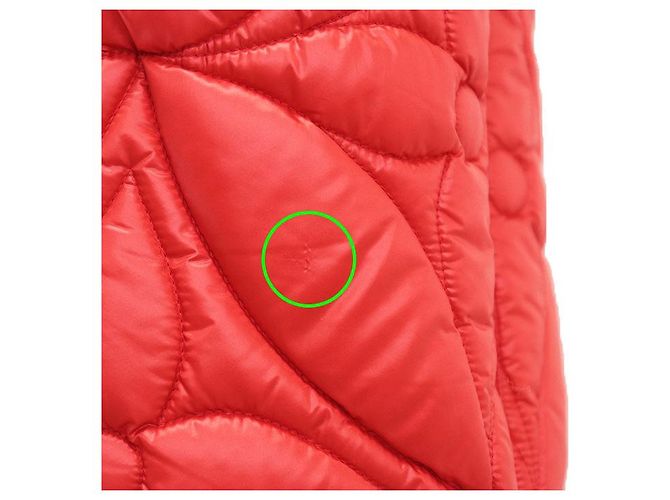 Chaleco acolchado Louis Vuitton Monogram Flower Roja - vista 5