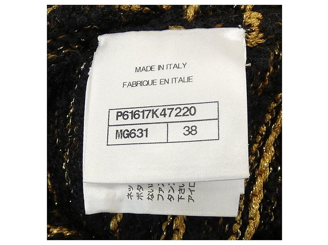 Timeless Chanel Strickware aus Kaschmir-Mischung Schwarz - Ansicht 4