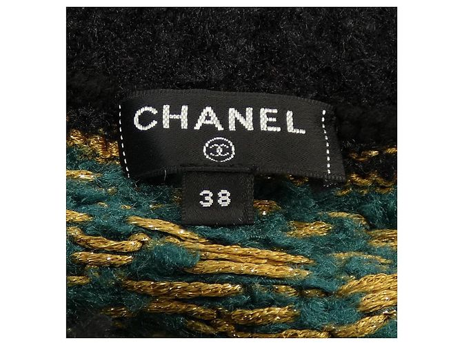 Timeless Chanel Strickware aus Kaschmir-Mischung Schwarz - Ansicht 5